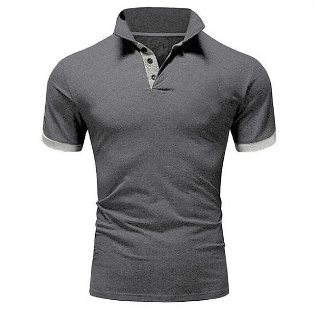 Heren Golf Polo Shirt Katoen Zomer