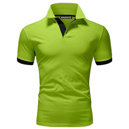 Heren Golf Polo Shirt Korte Mouw Zomer
