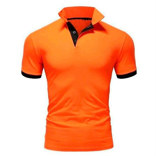 Heren Golf Polo Shirt Korte Mouw Zomer