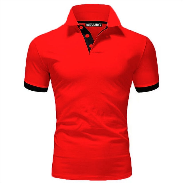 Heren Golf Polo Shirt Katoen Zomer