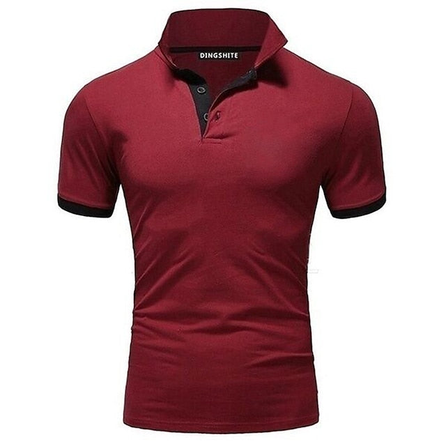 Heren Golf Polo Shirt Katoen Zomer