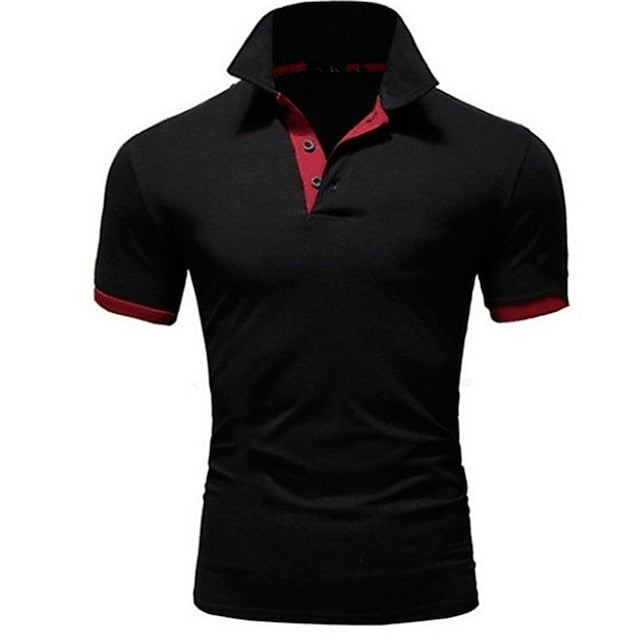 Heren Golf Polo Shirt Korte Mouw Zomer