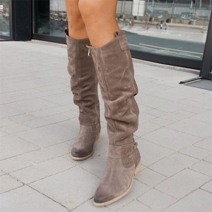 Dameslaarzen Hoge Boots Comfortabele Schoenen