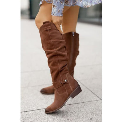 Dameslaarzen Hoge Boots Comfortabele Hak