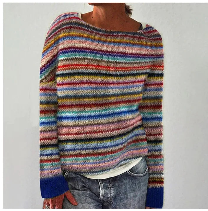 Dames Retro Trui Comfortabele Pasvorm