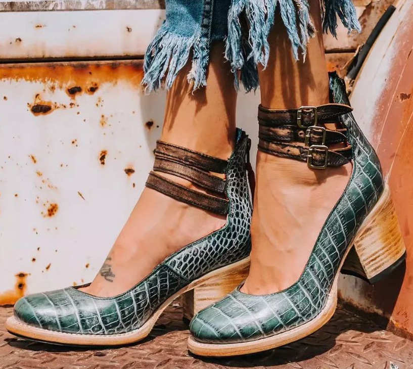 Dames Comfortabele Pumps Met Lage Hak