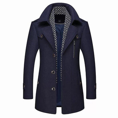 Heren Overjas Peaky Blinders Stijl Klassiek Design