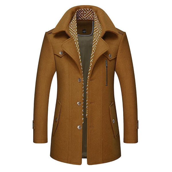 Heren Overjas Peaky Blinders Stijl Klassiek Design