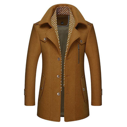 Heren Overjas Peaky Blinders Stijl Klassiek Design