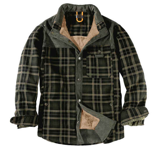 Heren Lumberjack Jas Warm en Weerbestendig Rood Groen Blauw - StudioMarella
