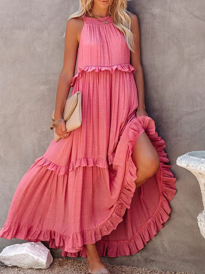 Maxi Jurk Lange Zomerjurk Gaia Stijl