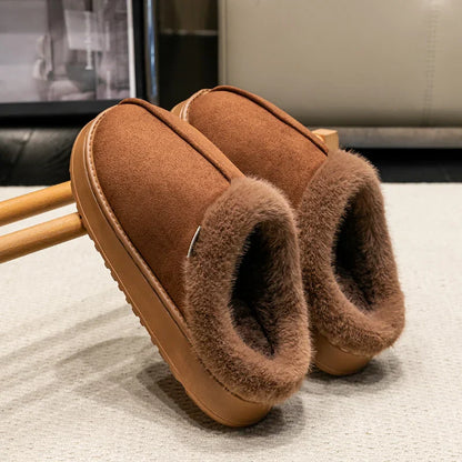 Pluche Pantoffels met Imitatiebont Voering voor Volwassenen - StudioMarella
