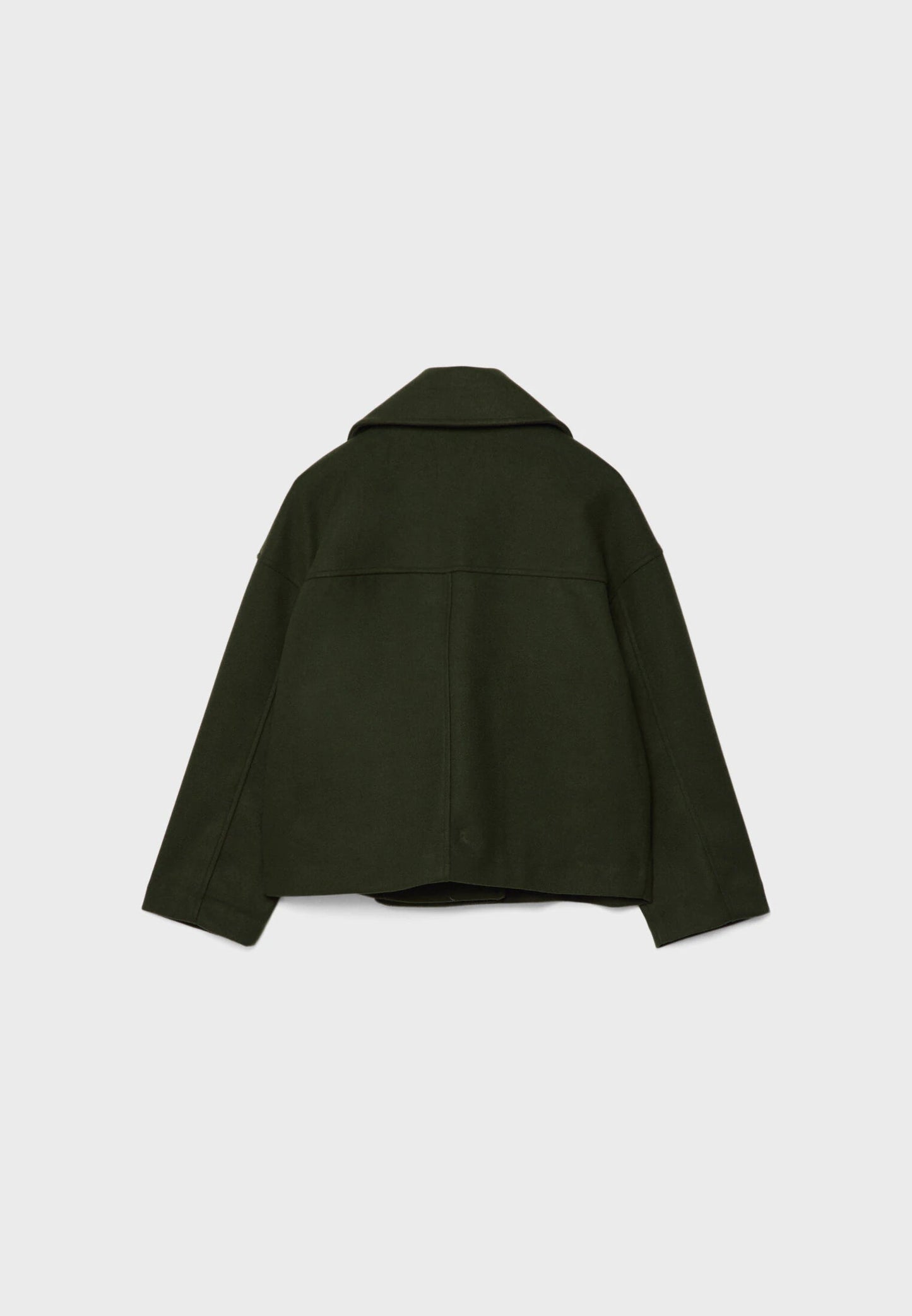 Korte Double Breasted Jas voor Vrouw Anna Stijl
