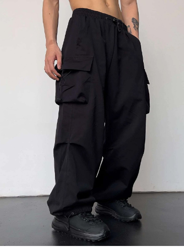 Heren Cargo Broek Wijd en Los Zittend Comfortabel