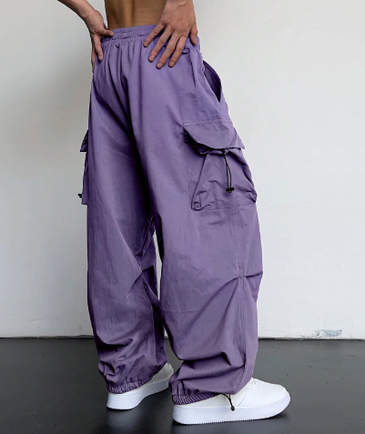 Heren Cargo Broek Wijd Losse Zomerbroek Met Veel Zakken