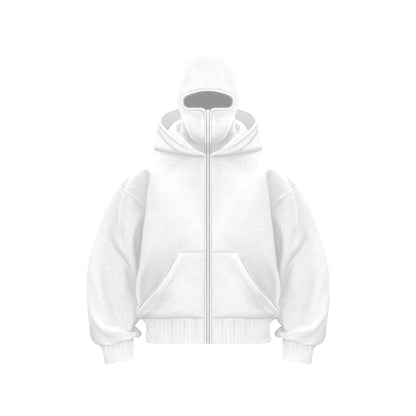 Heren Hoodie Zonder Kap met Korte Mouwen