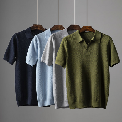 Klassieke Polo Shirt Heren Katoen Kwaliteit - StudioMarella