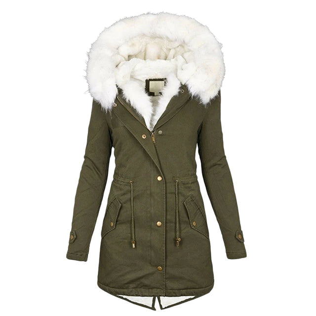 Dames Winterjas Waterdicht Warm en Luxe