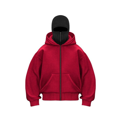 Heren Hoodie Zonder Kap met Korte Mouwen