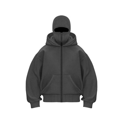 Heren Hoodie Zonder Kap met Korte Mouwen