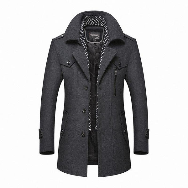 Heren Overjas Peaky Blinders Stijl Klassiek Design - StudioMarella