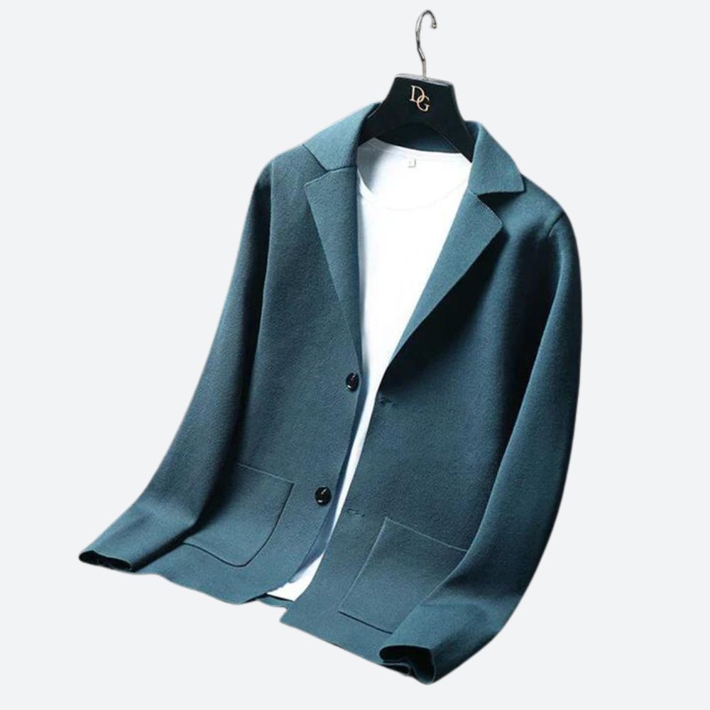 Heren Blazer Donkerblauw Elegant Maatwerk Design - StudioMarella