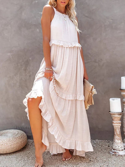 Maxi Jurk Lange Zomerjurk Gaia Stijl