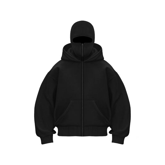 Heren Hoodie Zonder Kap NoFace Stijl - StudioMarella