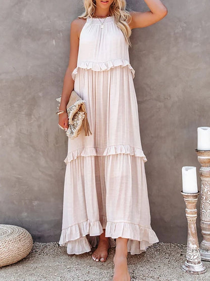 Maxi Jurk Lange Zomerjurk Gaia Stijl