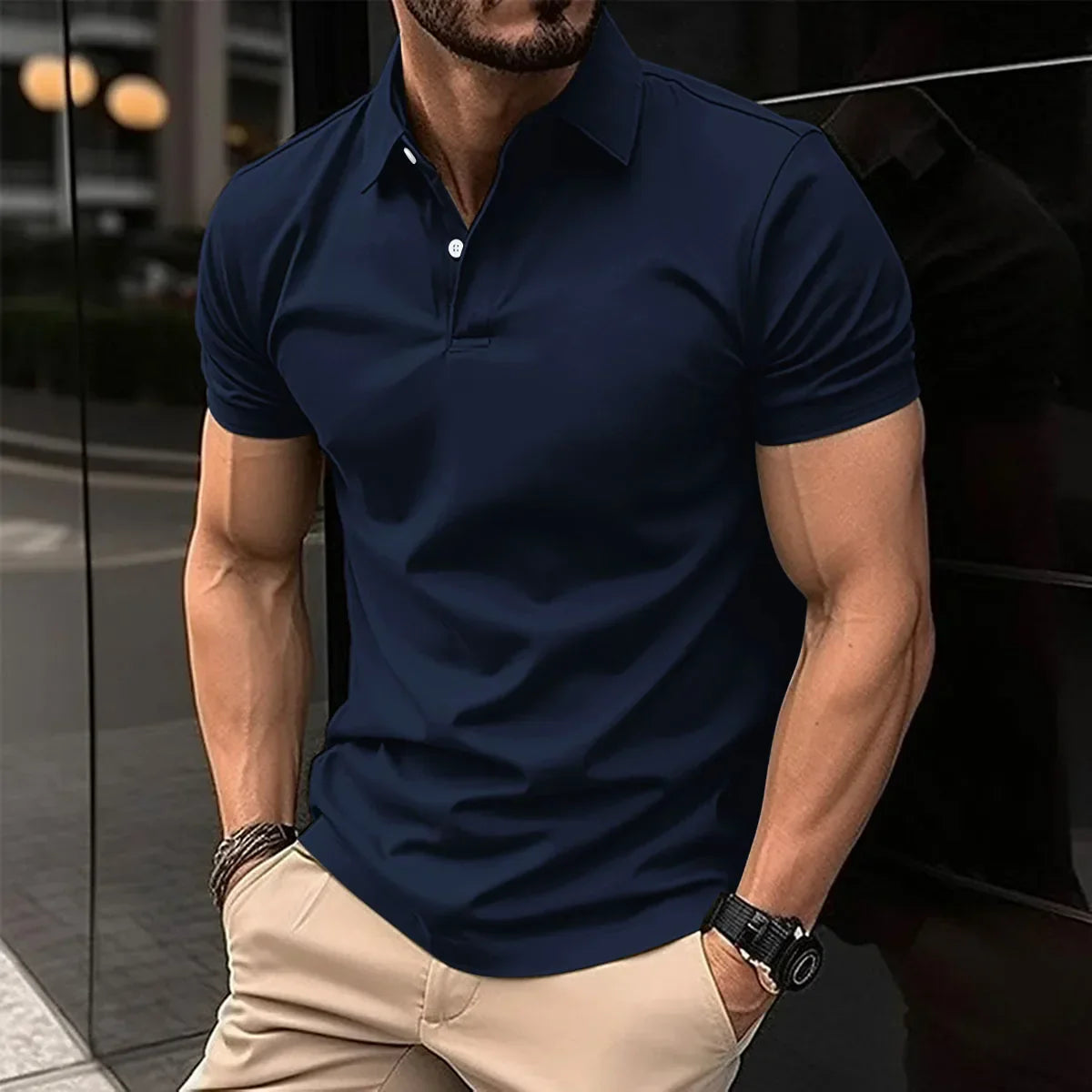 Heren Poloshirt Klassiek van Mike™