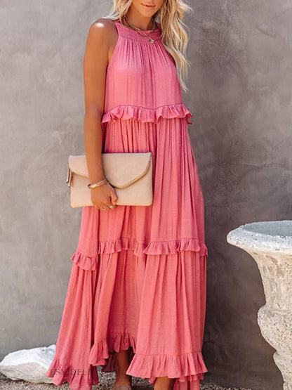 Maxi Jurk Lange Zomerjurk Gaia Stijl
