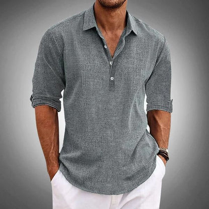 Polo Lino Korte Mouw Elegante Zomerkleding