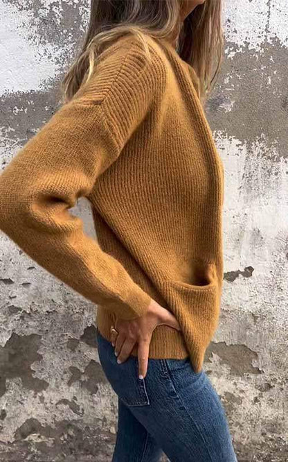 Damesvest Zwart Gebreid Met Ritssluiting