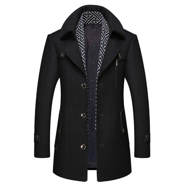 Heren Overjas Peaky Blinders Stijl Klassiek Design