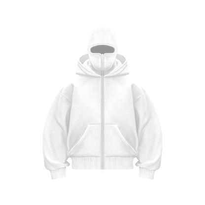 Heren Hoodie Zonder Kap met Korte Mouwen