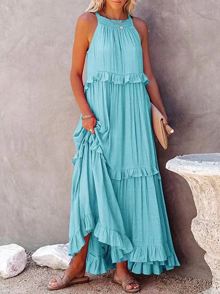 Maxi Jurk Lange Zomerjurk Gaia Stijl - StudioMarella