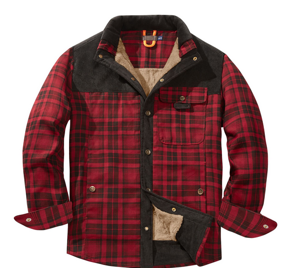 Heren Parka Jas Waterdicht Warm en Outdoor Blauw Rood of Groen
