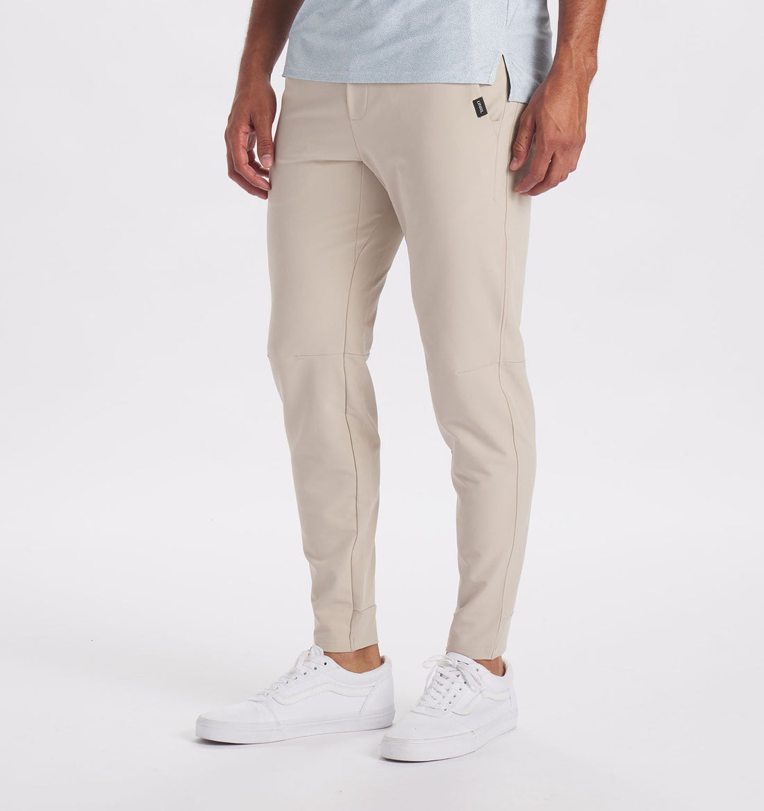 Johan | Winterse stretch broek in de kleur Beige voor heren in stijl ideaal voor de winter