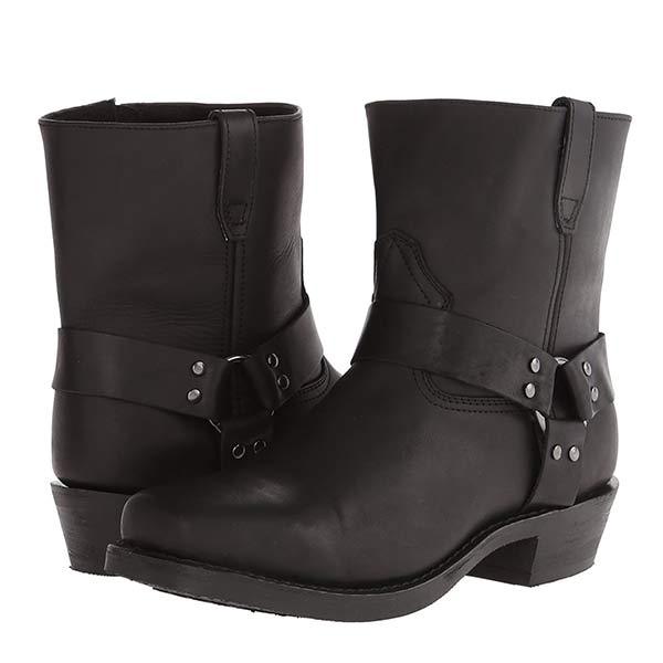 Heren Cowboylaarzen Western Stijl met Rits en Studs
