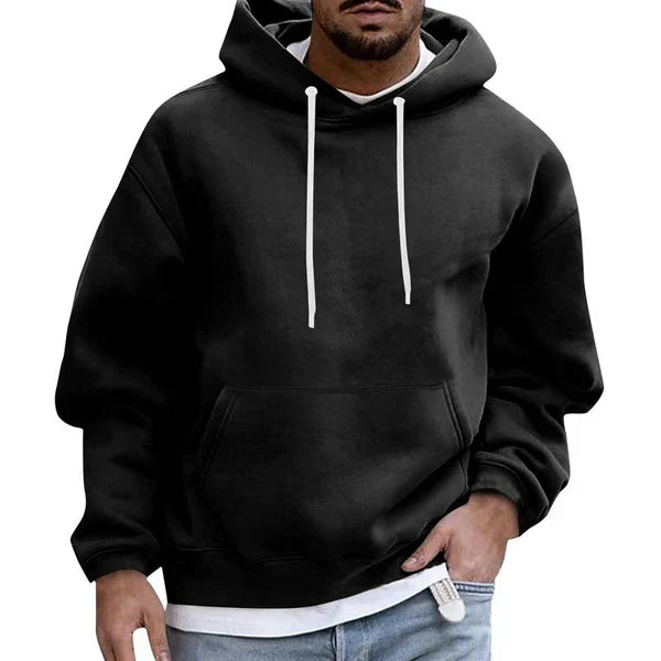 Heren Hoodie Comfortabel met Capuchon en Zakken
