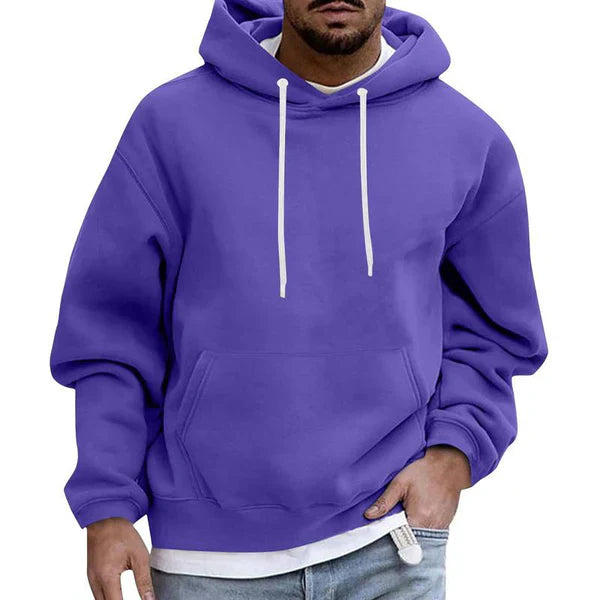 Heren Hoodie Comfortabel met Capuchon en Zakken