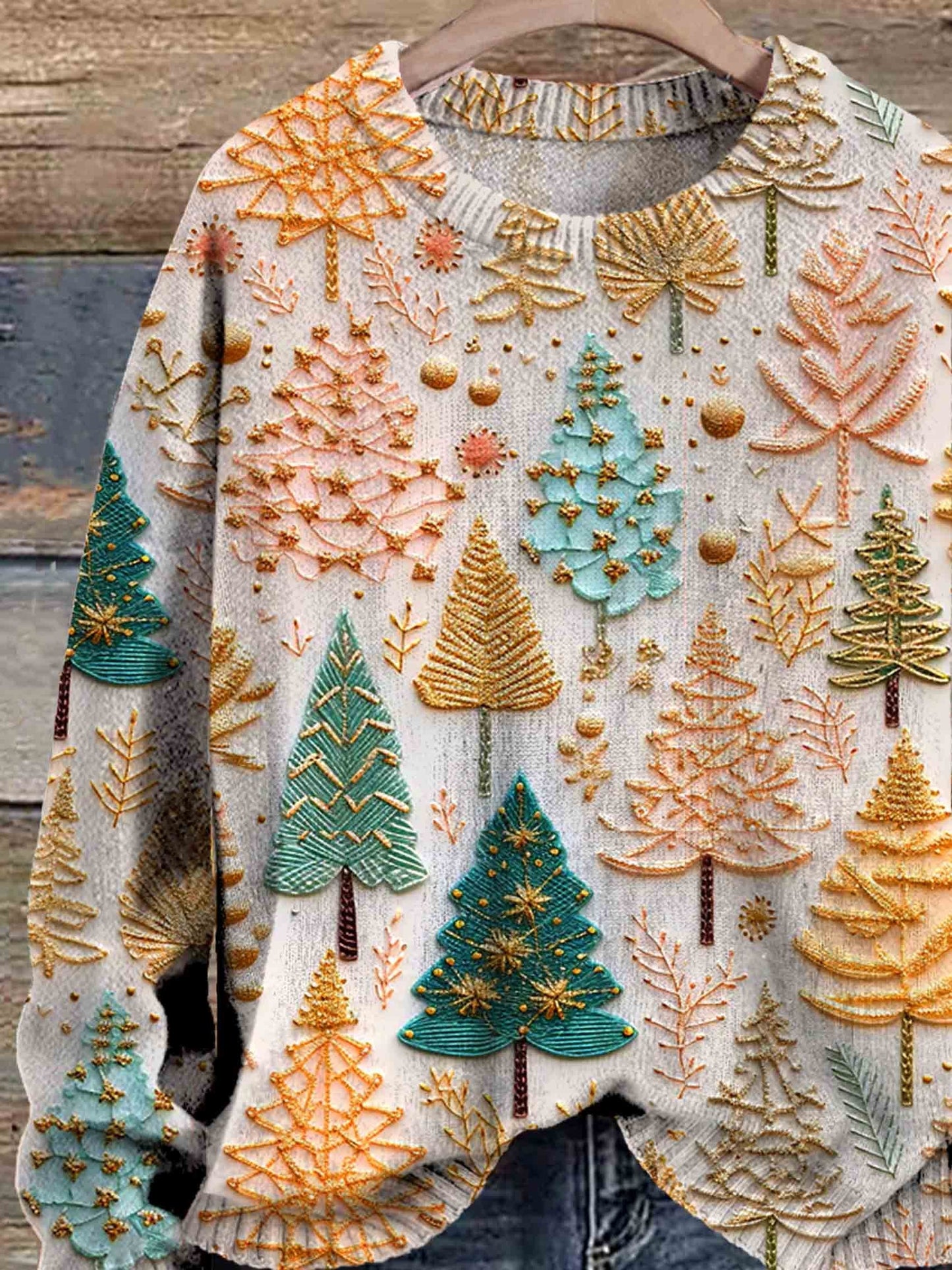 Kersttrui voor Vrouw met Feestelijke Motieven