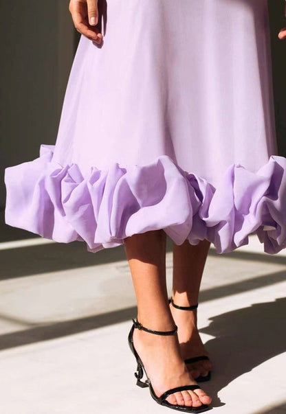Elegante Midi Jurk voor Vrouwen Zwart Effen Model