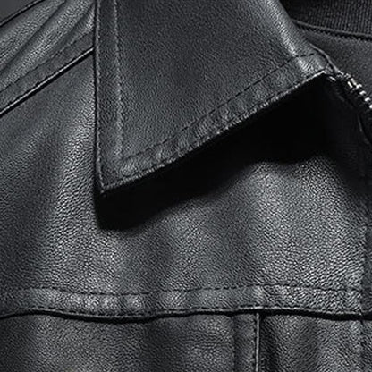 Leren Jas voor Mannen Modieus Design