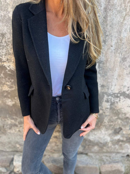 Blazer Casual Heren Leren Jas
