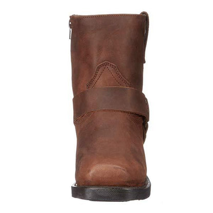 Heren Cowboylaarzen Western Stijl Vierkante Neus met Rits