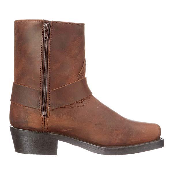 Heren Cowboylaarzen Western Stijl Vierkante Neus met Rits