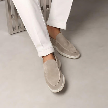 Heren Loafers Suède Instapschoenen Comfortabele Zool - StudioMarella