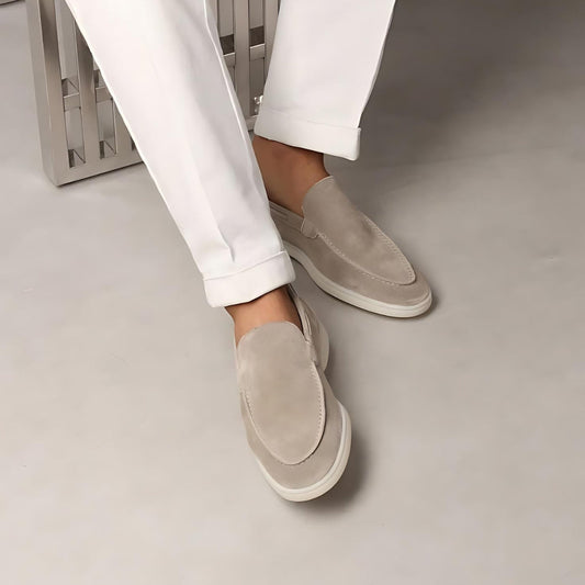 Heren Loafers Suède Instapschoenen Comfortabele Zool - StudioMarella