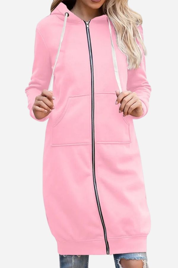 Softshell Felpa met Capuchon Lange Rits